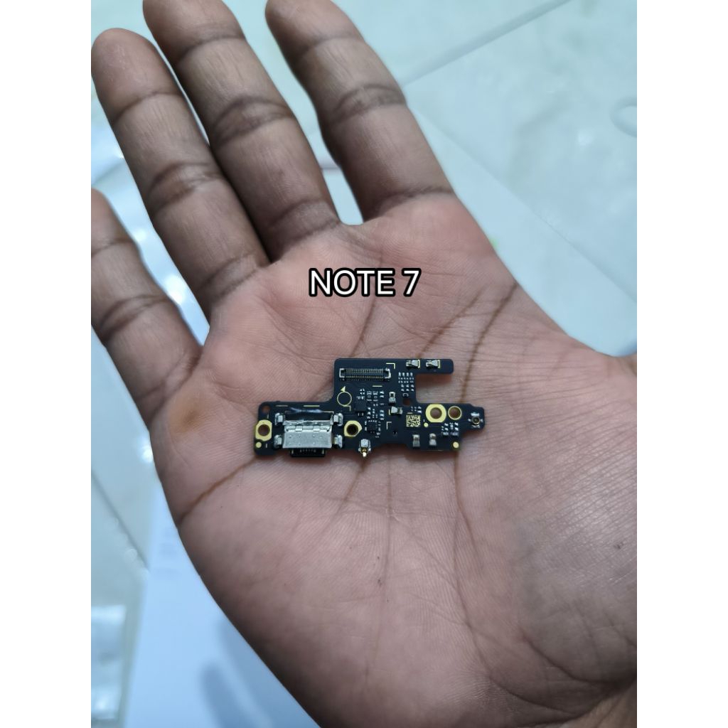 SUBBOARD KONEKTOR PAPAN CAS  KONEKTOR CHARGER MIC PLUG IN SUBBOARD REDMI NOTE 7 FULLSET IC CABUTAN S