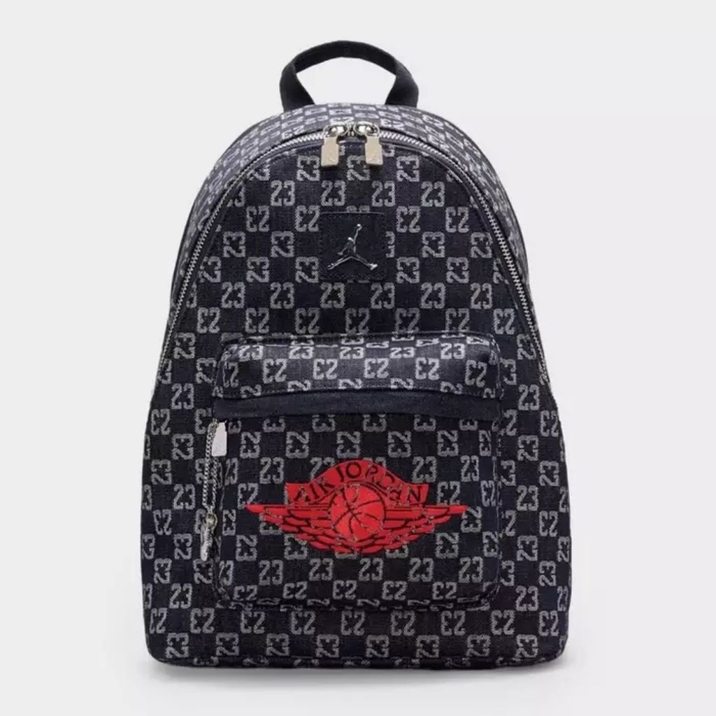 Air Jordan Monogram Denim Indigo Backpack / Tas Original