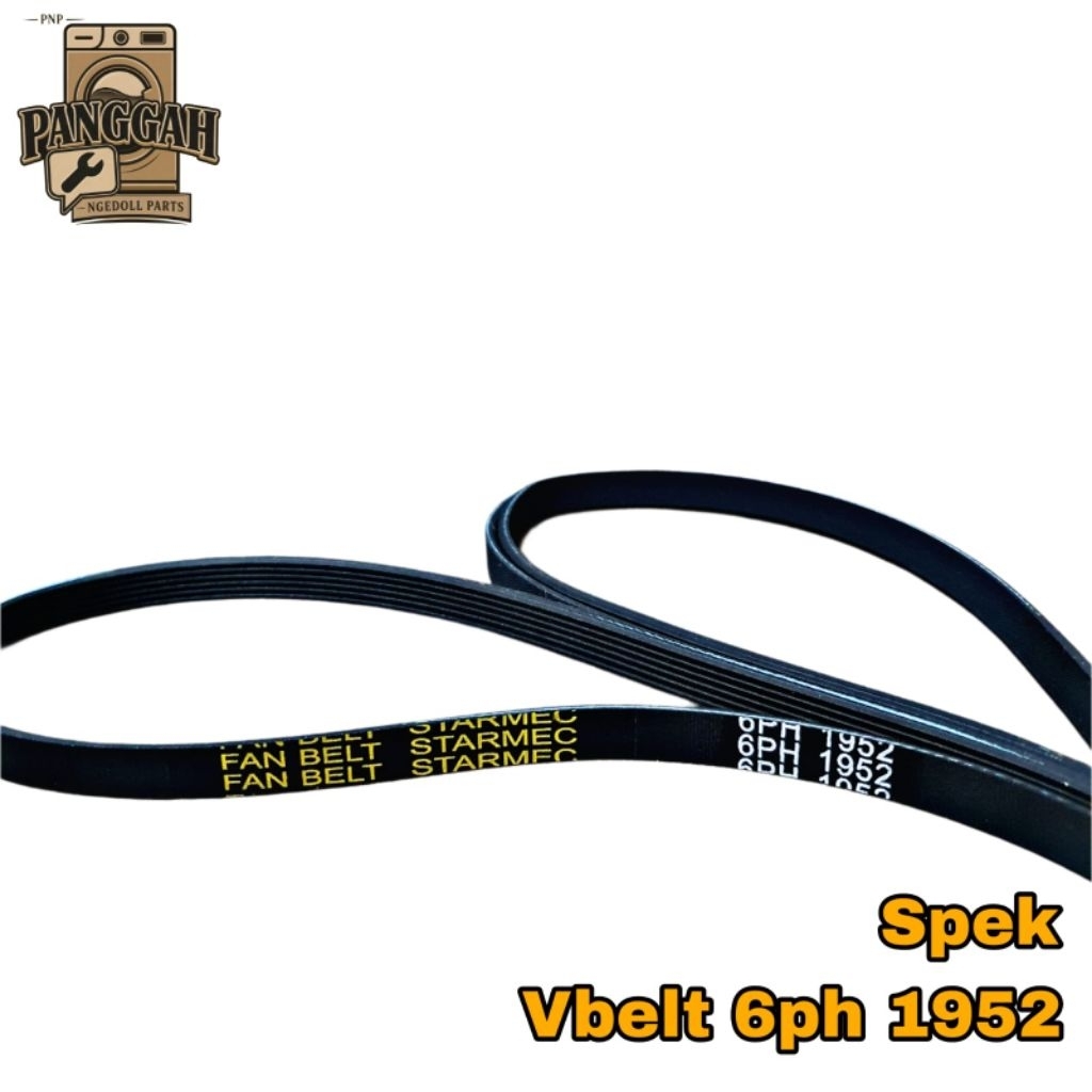 Vbelt 6PH 1952 V Belt Van Bel 6PH1952 Pan Bel Mesin Cuci