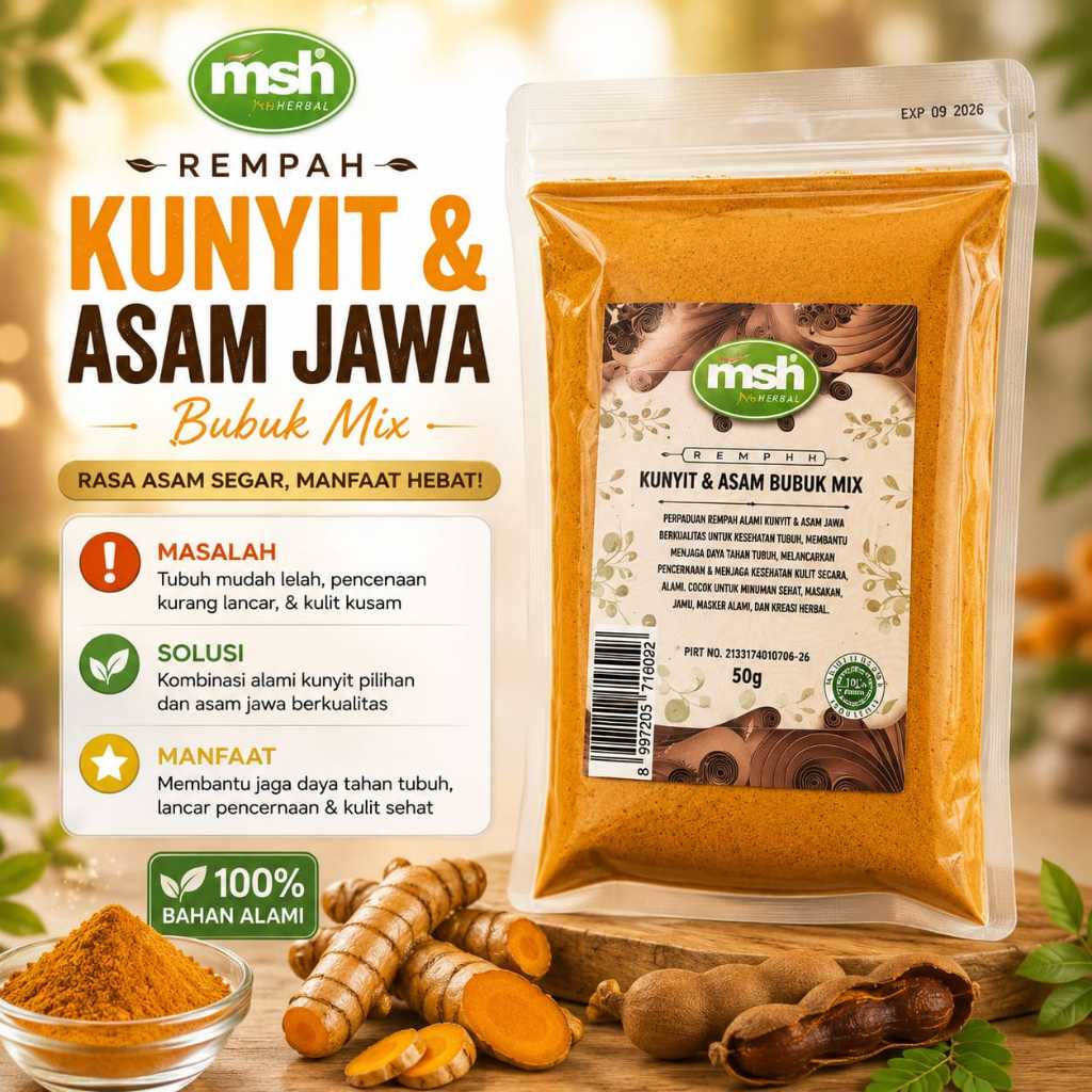 Kunyit & Asam Bubuk Mix