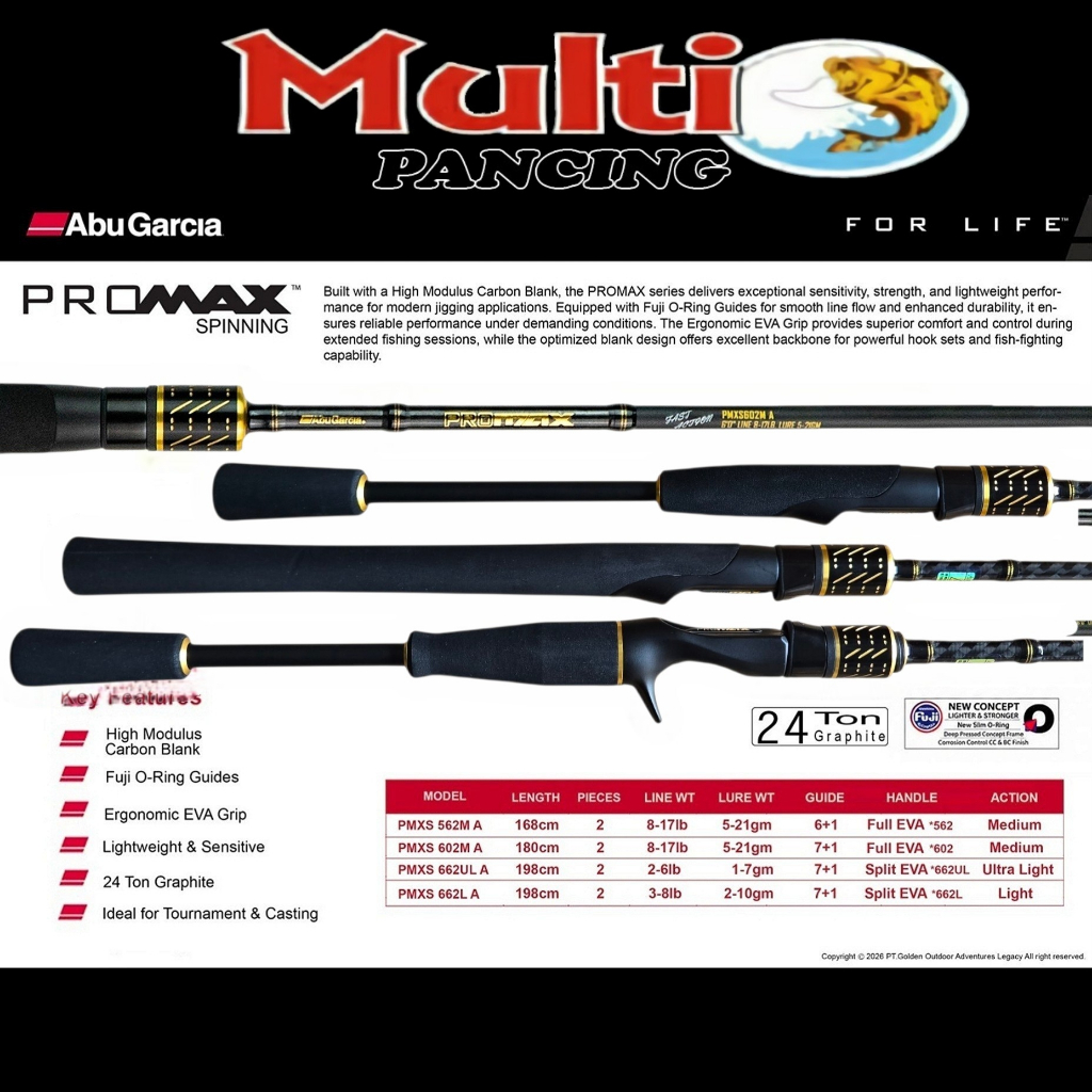 joran ABU GARCIA PROMAX PMX S / joran ABU GARCIA PROMAX PMX C