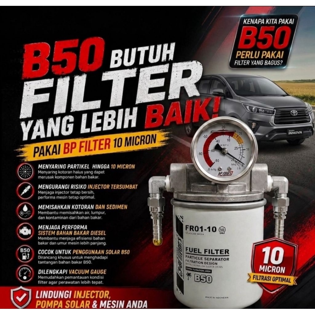 BP Filter Untuk Innova Reborn Filter Solar Biosolar B50