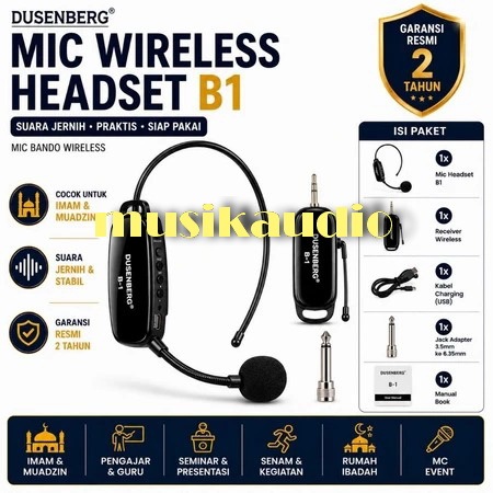 Mic imam Wireless DUSENBERG B 1 Bando Wireless Connect Amplifier Toa