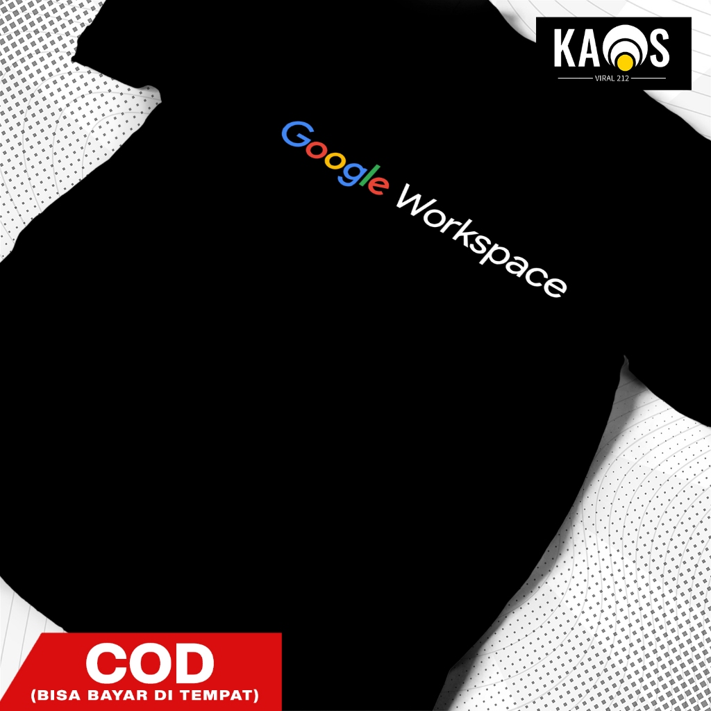 Kaos Distro Google Workspace Developer Cotton Combed 30s Unisex