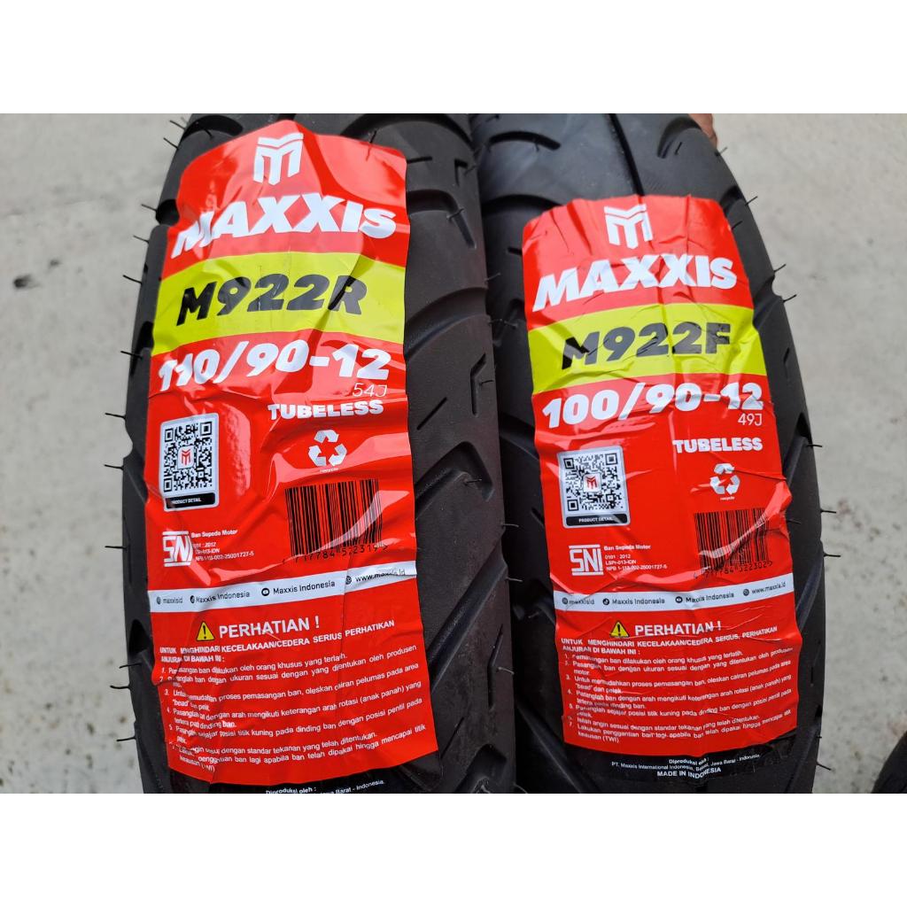 Ban Tubeless Maxxis Ring 12 M922F M922R (Freego / Scoopy New / Stylo)