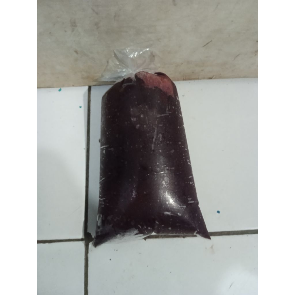 umpan pancing gt lele darah marus sapi (jelly) kemasan 1kg