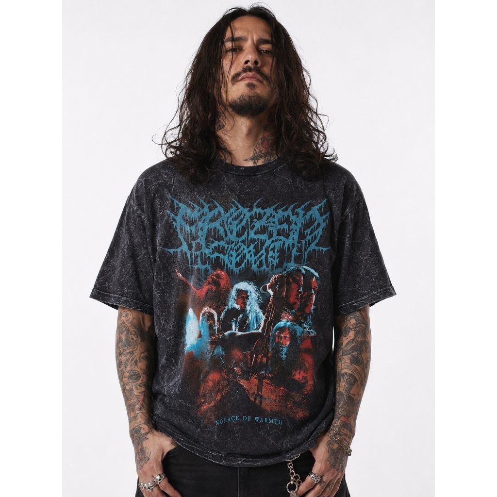 Frozen Soul "No Place of Warmth" Mineral Wash Tiedye XL