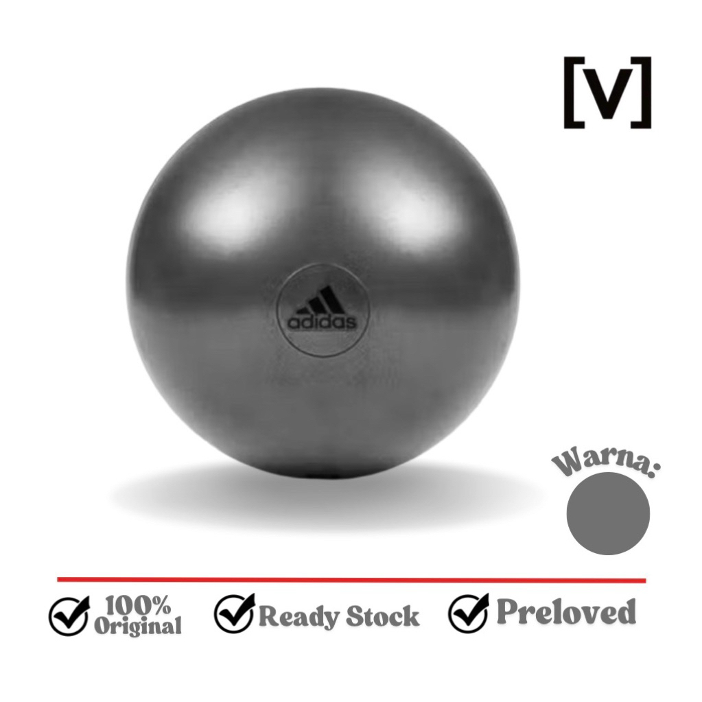 Gym Ball Ibu Hamil 65cm - PVC, 65cm, Baru, Bola Yoga - Grey