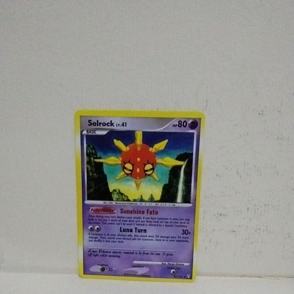 Paket Kartu Pokemon Solrock Lv 41