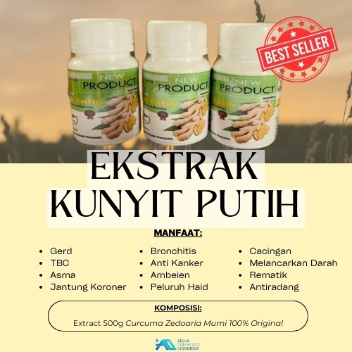 Ekstrak Kunir Putih Kapsul Kapsul Kunyit Putih