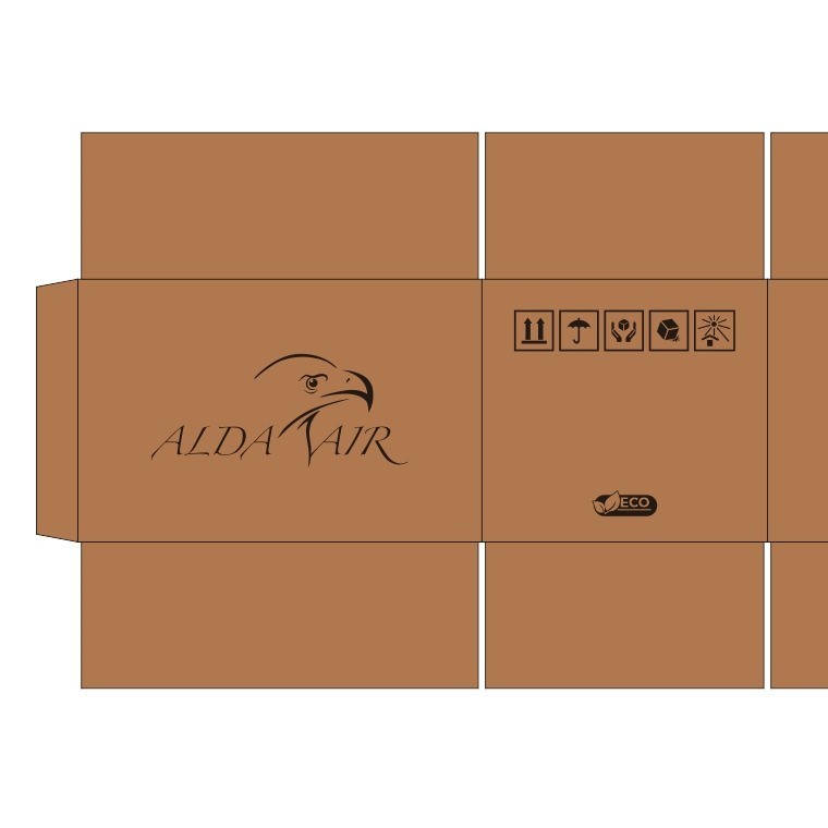 Kardus Packing Custom Alda Air Size Free Sablon