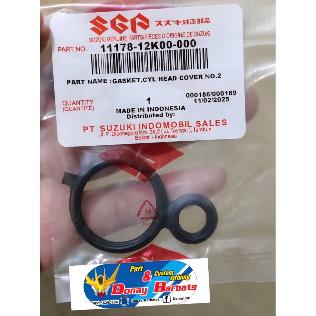 gasket cylinder head cover head suzuki satria injeksi gsx r gsx s bandit 150