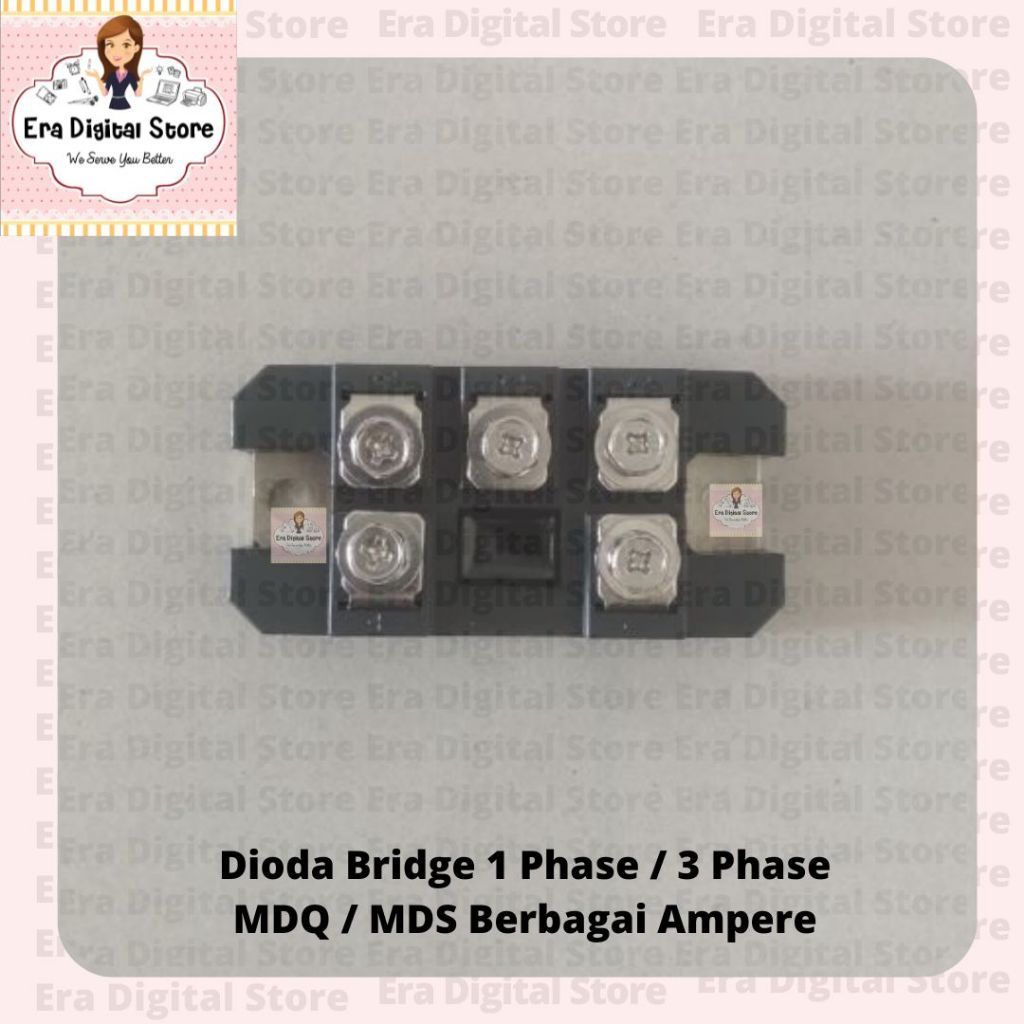Dioda Bridge 1 Phase / 3 Phase  MDQ / MDS Berbagai Ampere 60A 100A 150A 200A