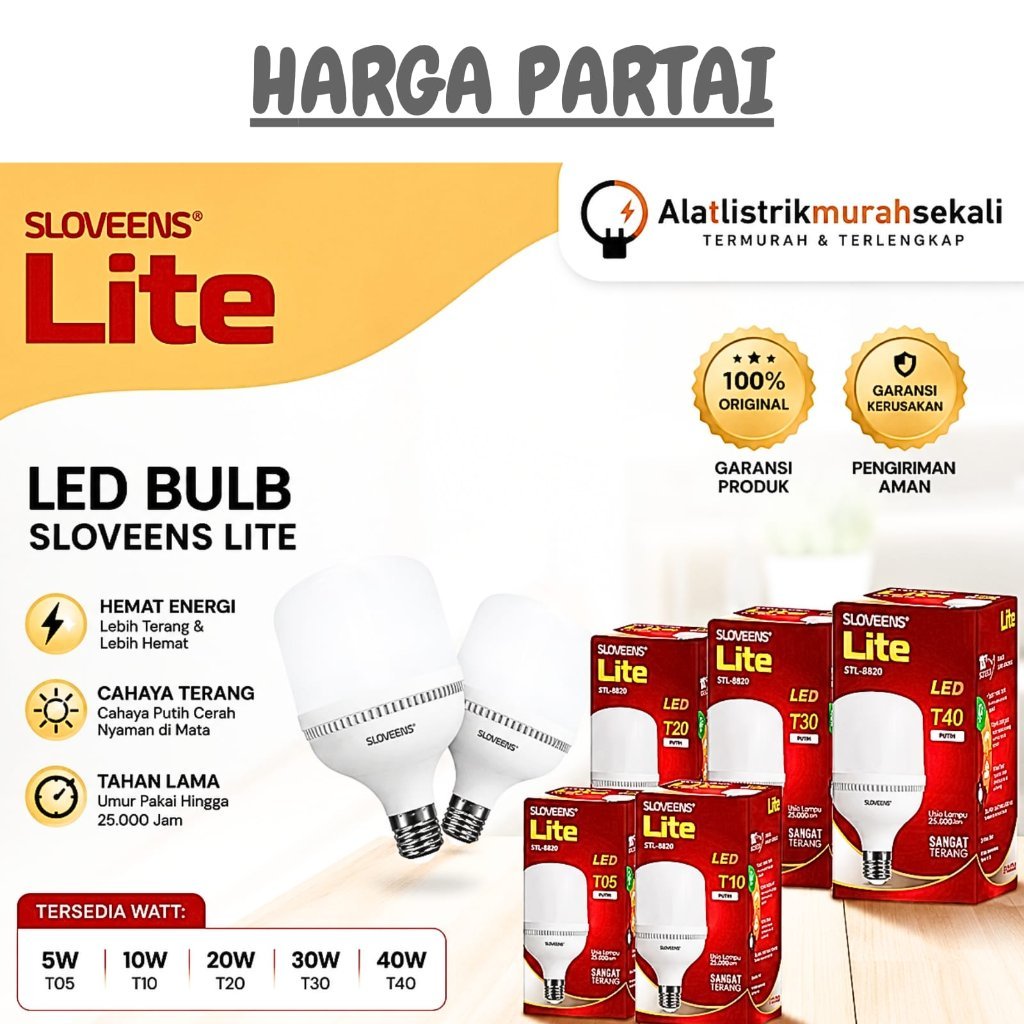 LED SLOVEENS LITE 5W/10W/15W/20W/30W/40W