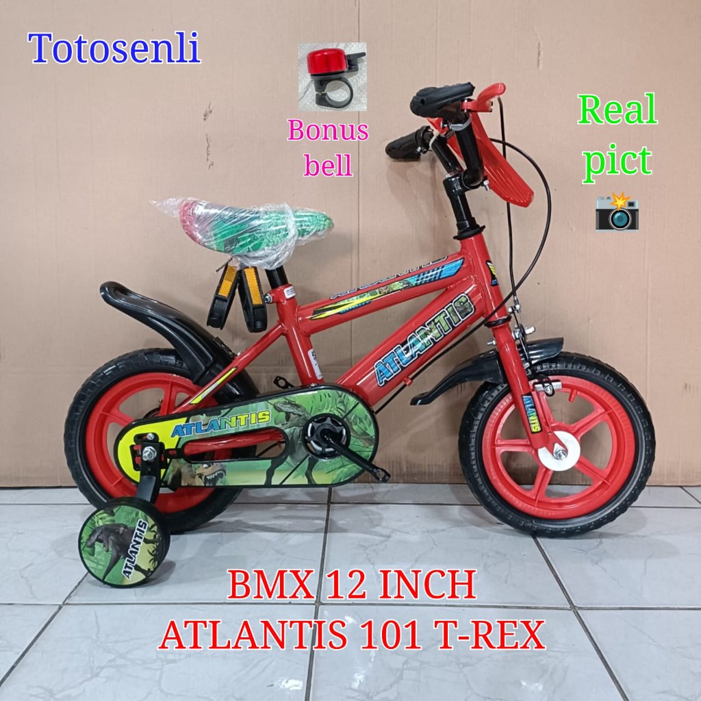 sepeda anak bmx 12 insh dee dee bravo sepeda ban karet