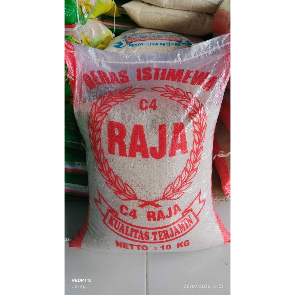 Beras Kemasan C4 Merah 10 Kg