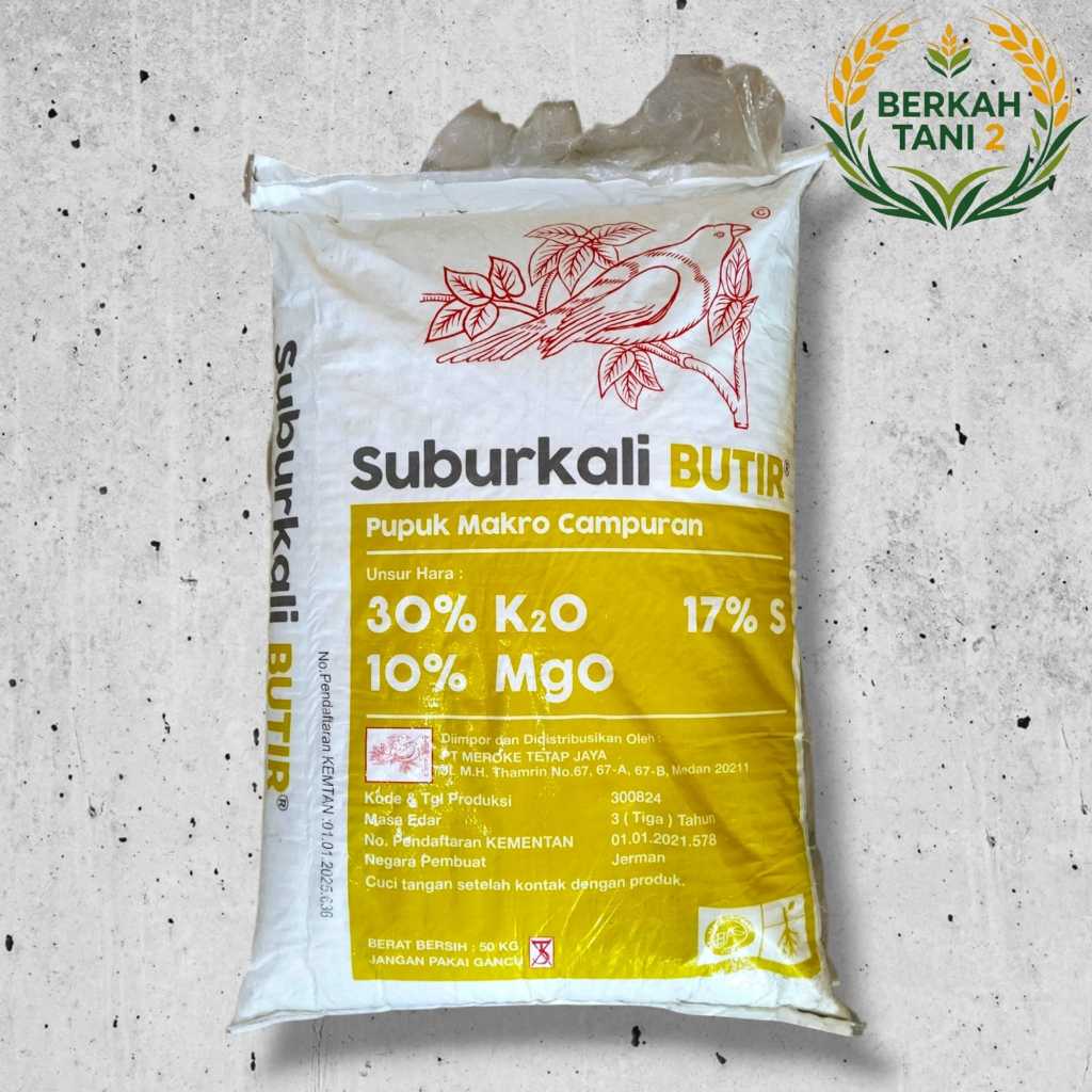 Pupuk Suburkali Butir kemasan 50 kg