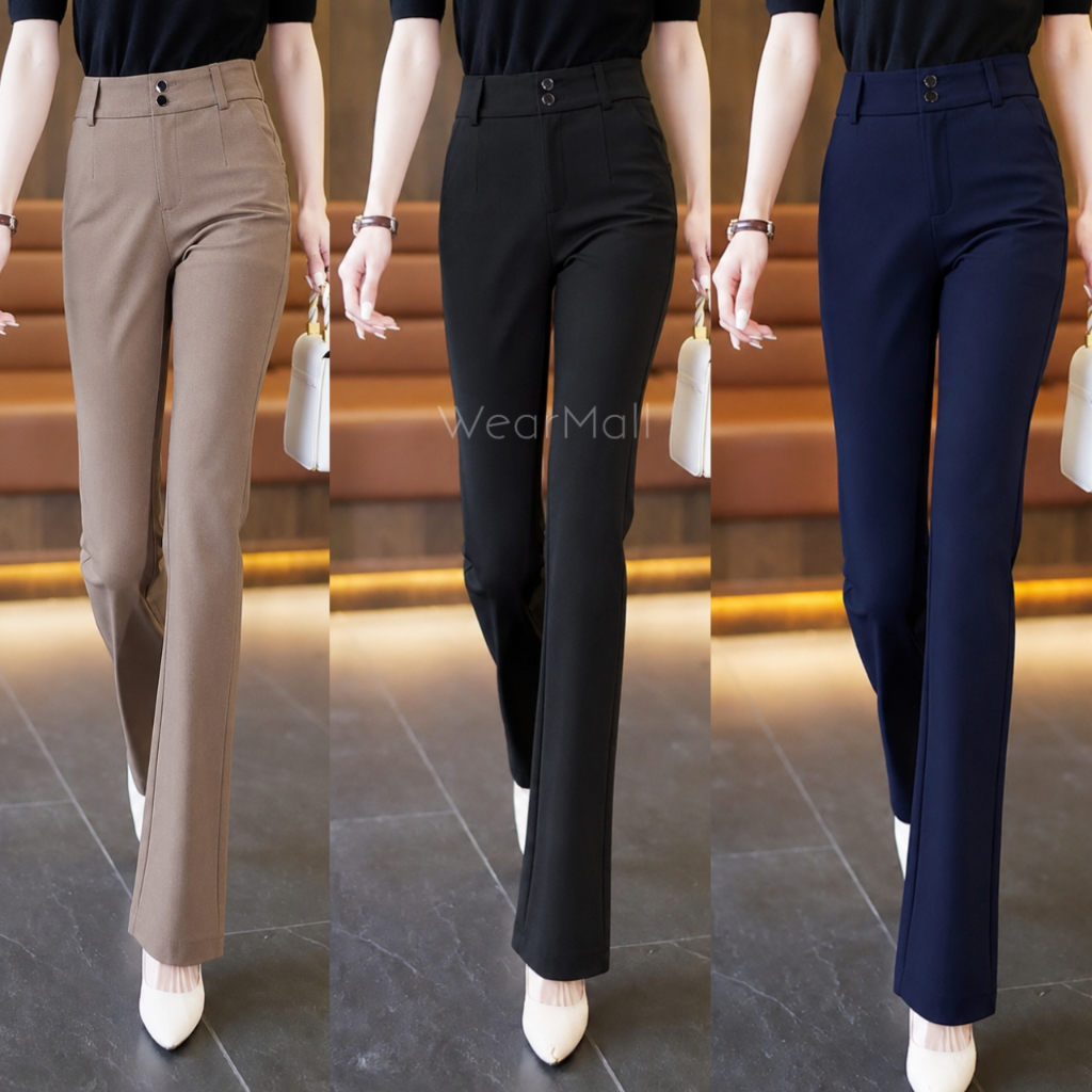Celana Wanita Celana Kerja Cutbray Super Jumbo / Celana Bahan Cutbray / Celana Kantor Cutbray Wanita