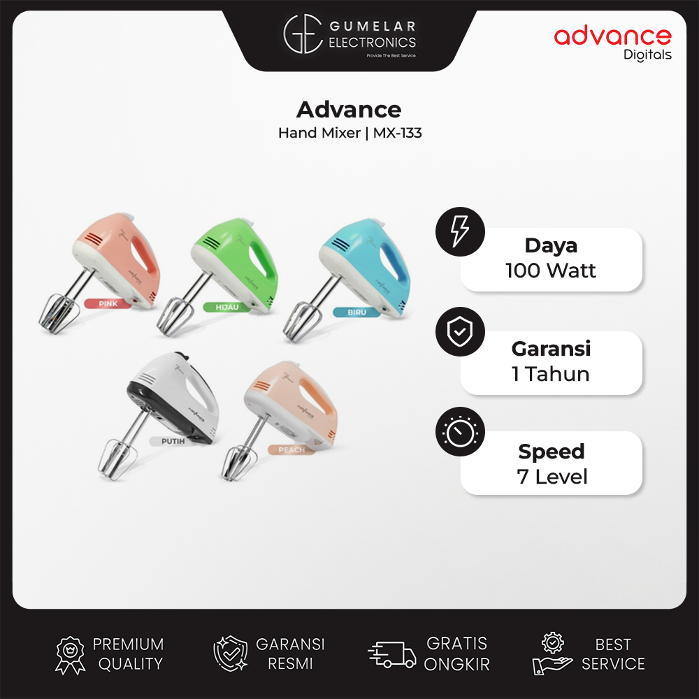 MIXER ADVANCE MX-133 / mixer / hand mixer / mixer advance mx133