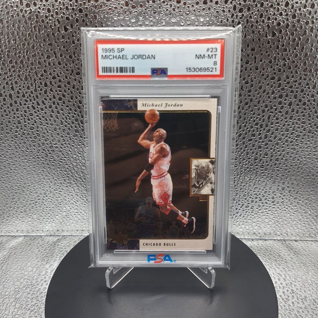 1995 SP Basketball #23 Michael Jordan PSA 8