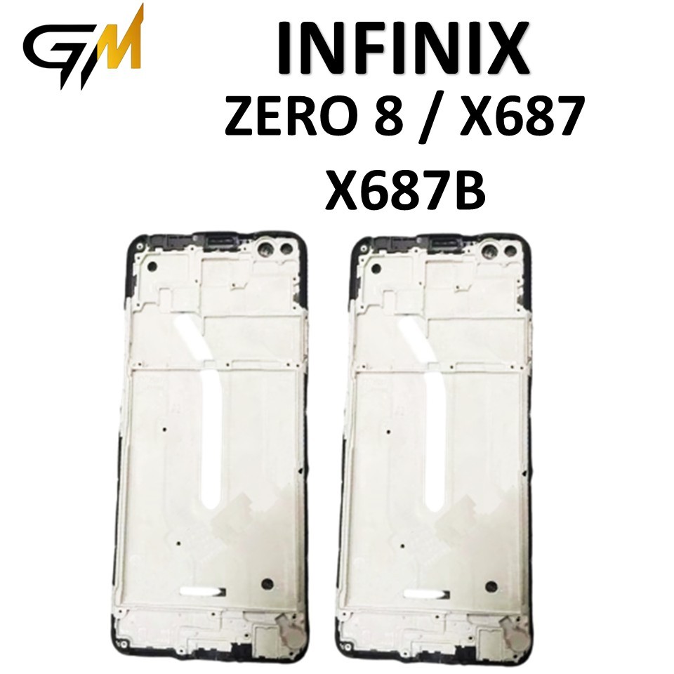 FRAME LCD INFINIX ZERO 8 / X687 X687B TULANG TENGAH TATAKAN LCD BEZZEL ORIGINAL 100%