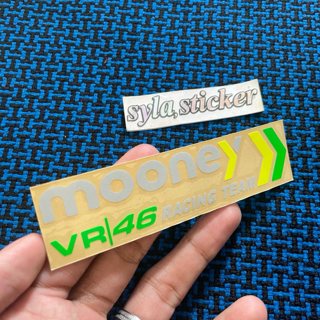 Sticker Stiker MONEY VR46 RACING TEAM CUTTING