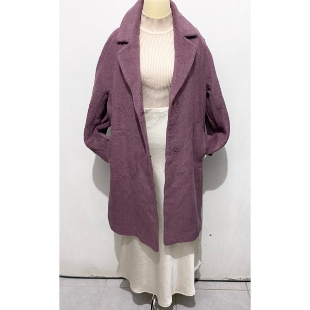 Alpaca coat wool winter