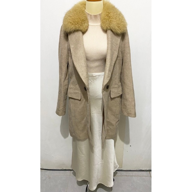 Coat wool alpaca