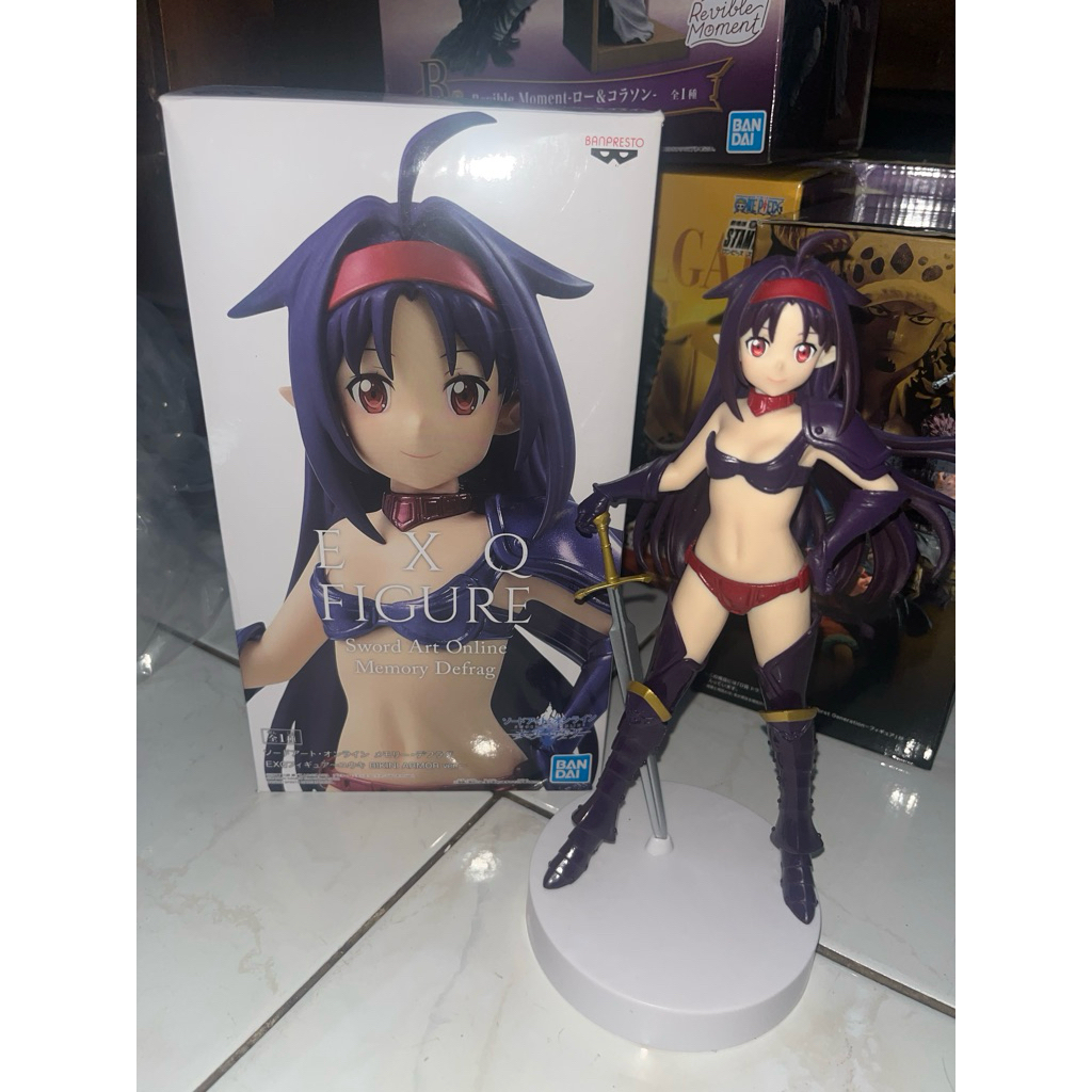 EXQ Figure Yuuki Sword Art Online Memory Defrag Back in Box