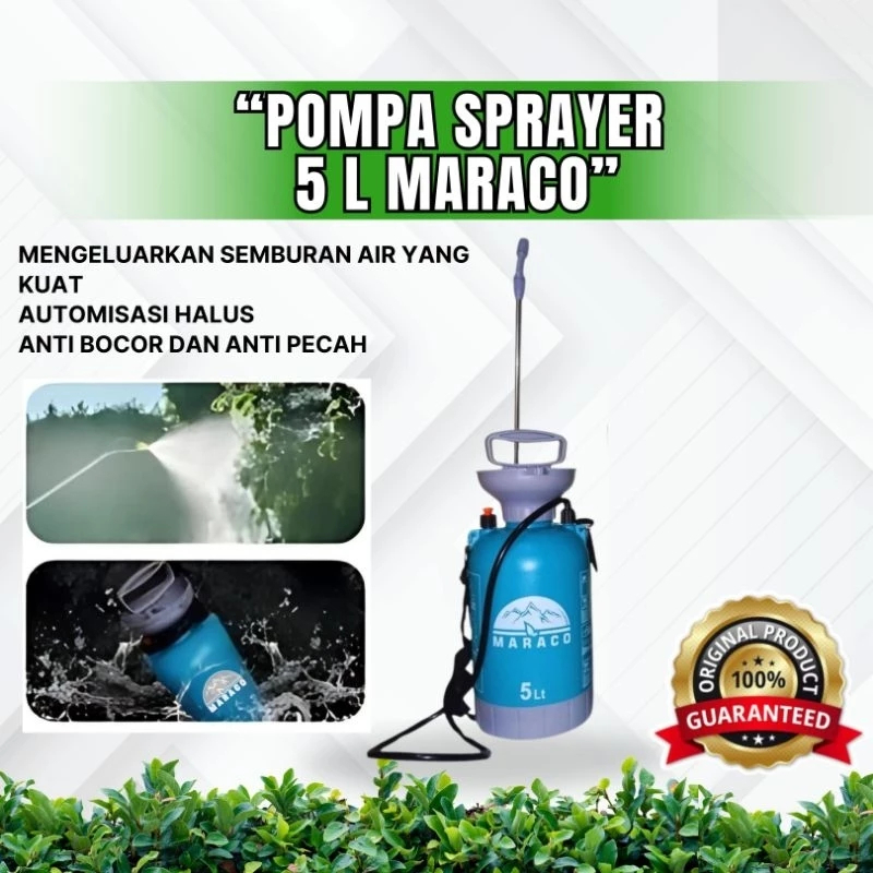 POMPA SPRAYER 5 LITER MARACO BIRU (POMPA SPRAYER 5 LITER)
