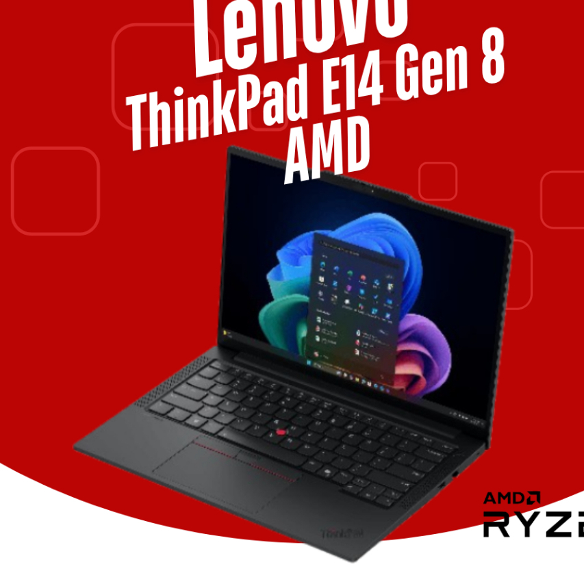 Lenovo ThinkPad E14 Gen 8 | 21Y200 - BGiD | AMD Ryzen AI 7 445 | RAM 32GB DDR5 | SSD 1TB NVMe | Rade