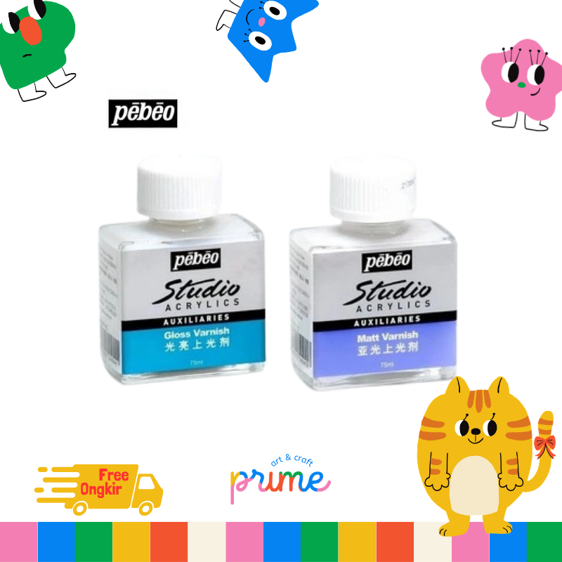 Pebeo Studio Acrylic Varnish / pernis lukis /clay varnish 75ml