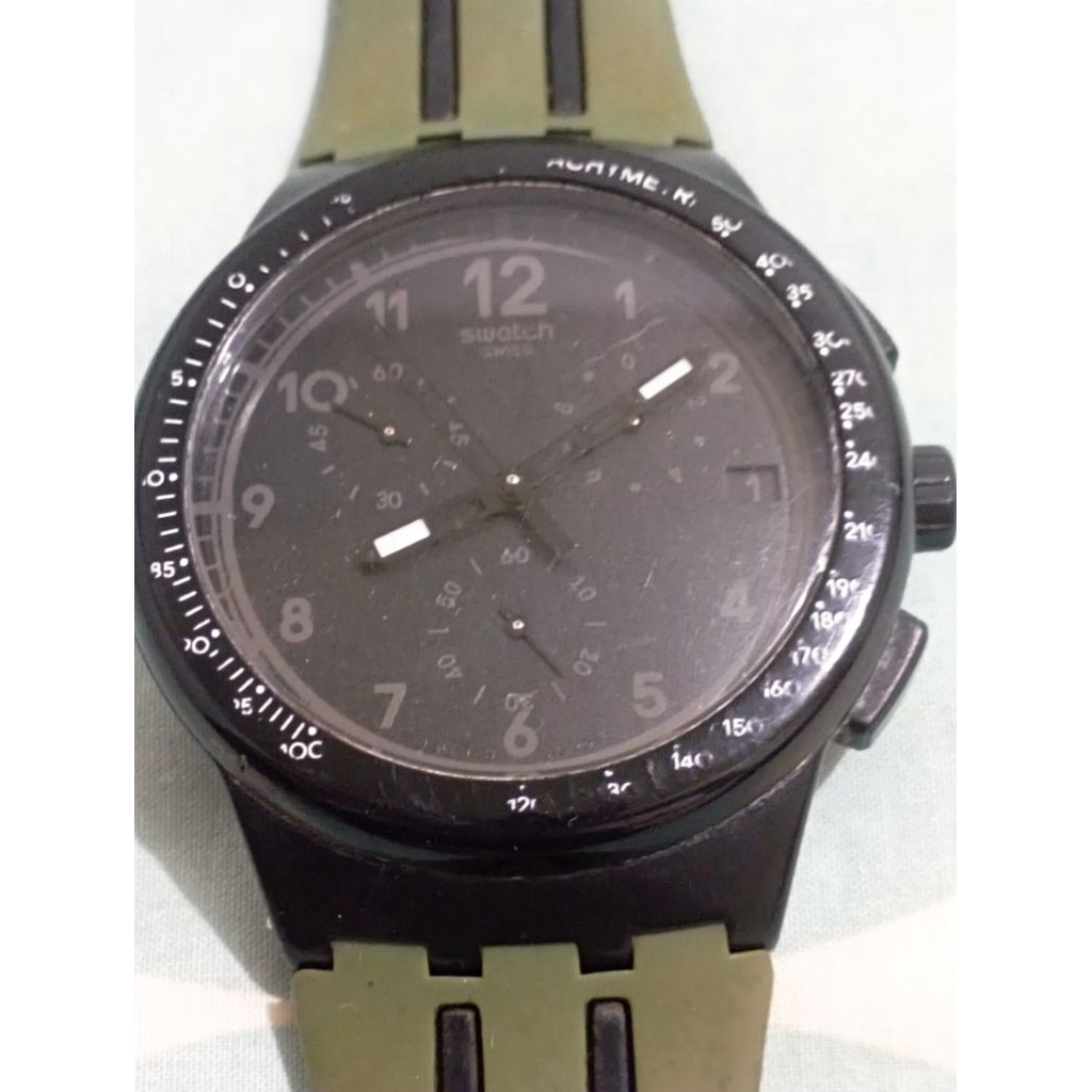 jam swatch chrono second original