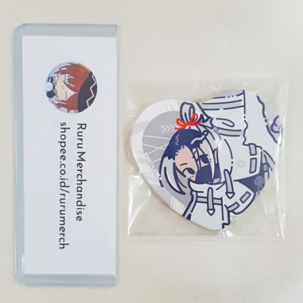 Blue Lock Retro Pop Heart Chibi Can Badge Gagamaru