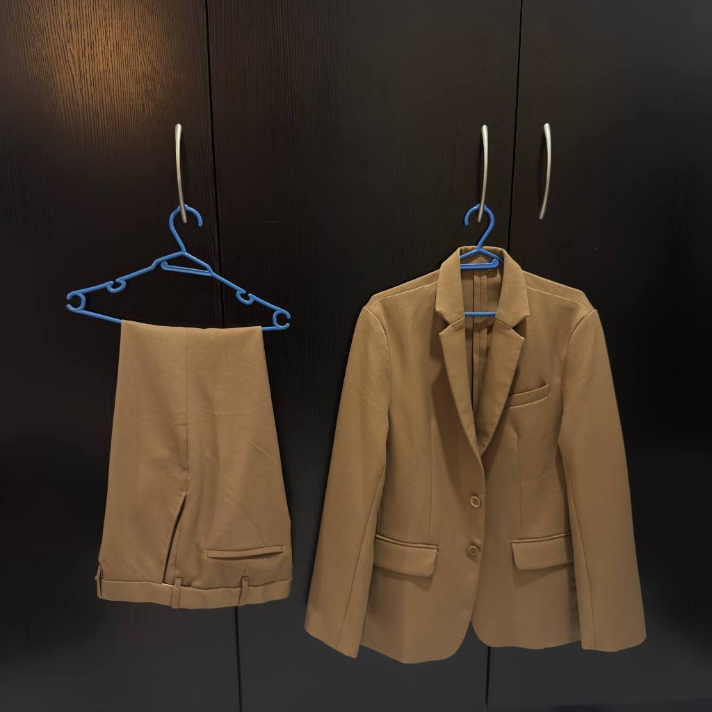 Blazer Jas Celana Pria Heymale Peazy Mocca Preloved