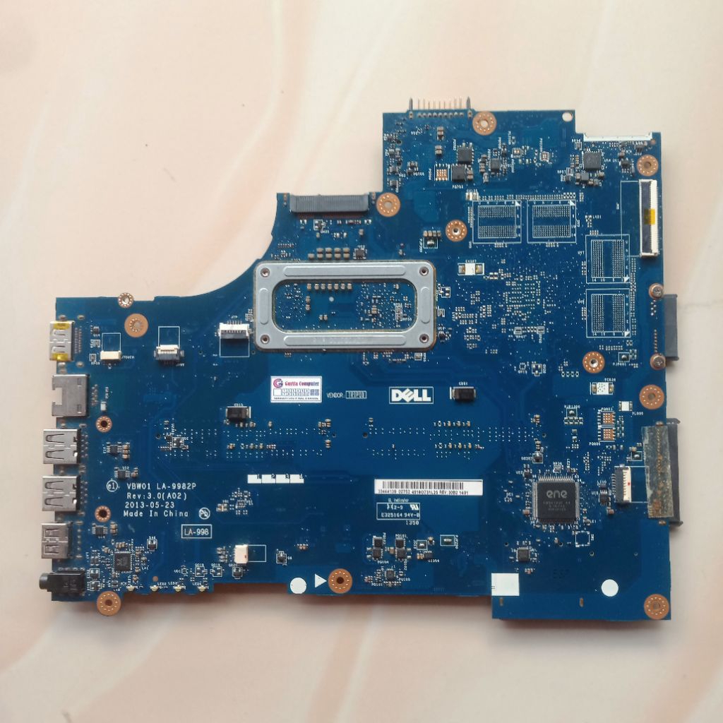 motherboard mati laptop dell Inspiron 15 3537 model P28F LA-9982P