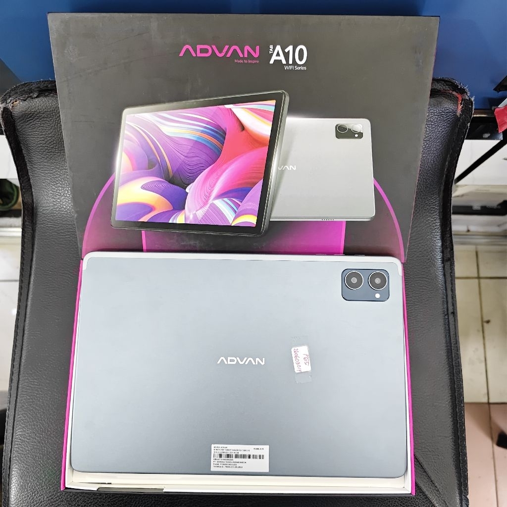 Advan Tab A10 Wifi 4/64 GB Second Fullset Original