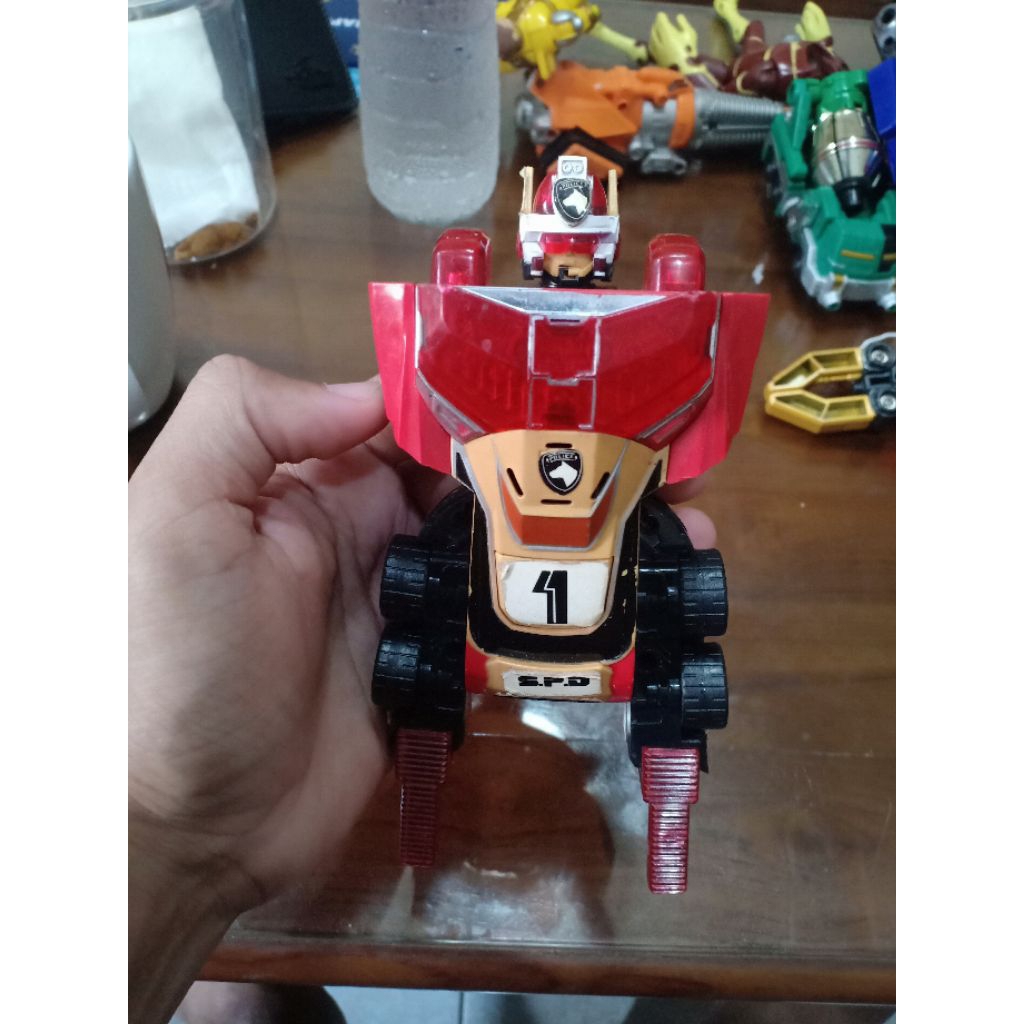 part zord dekaranger spd bandaijunk eletrik off kondisi sesui foto