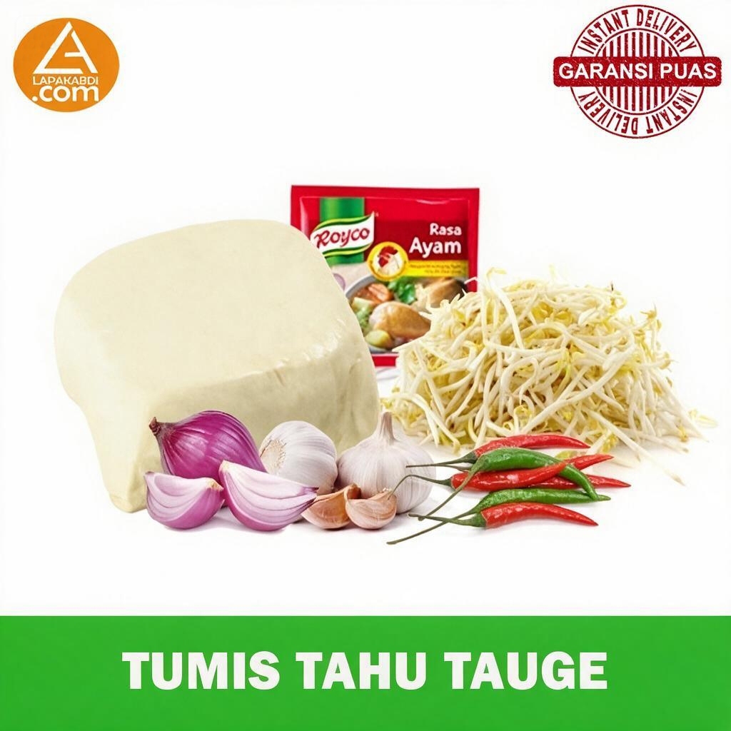 Paket Sayur Tumis Tahu Tauge Bahan Masak Siap Masak 1 pack - Sayur Segar Cirebon