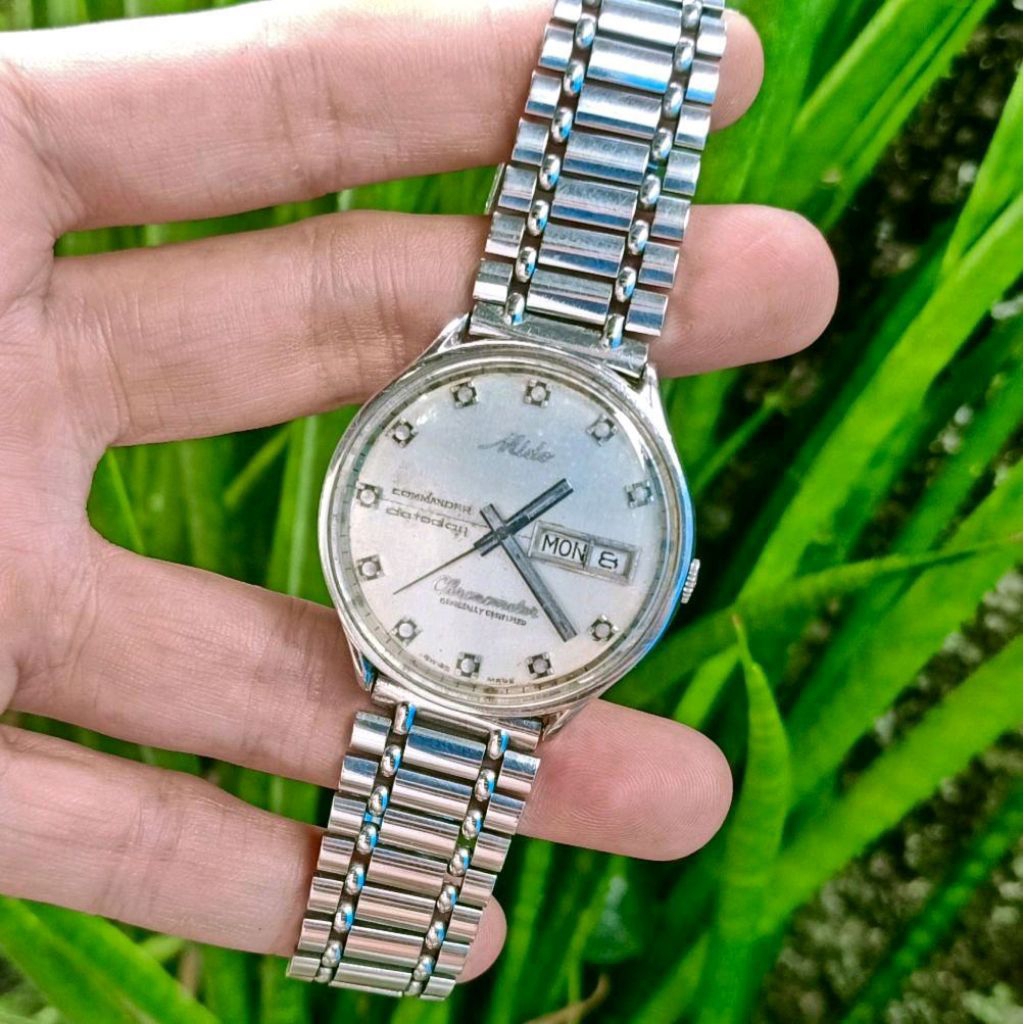 Jam Tangan Vintage Mido Commander Matic Original