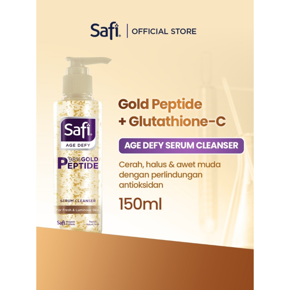 Safi Age Defy Serum Cleanser / Safi Age Defy 98% Gold Peptide Serum Cleanser / Safi Age Defy Gold Pe