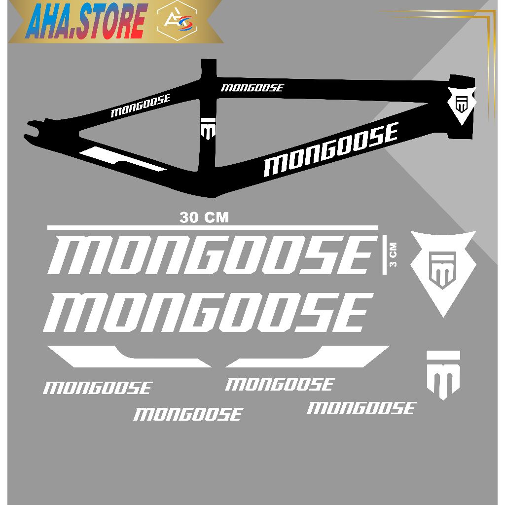STICKER SEPEDA MONGOOSE CUTTING