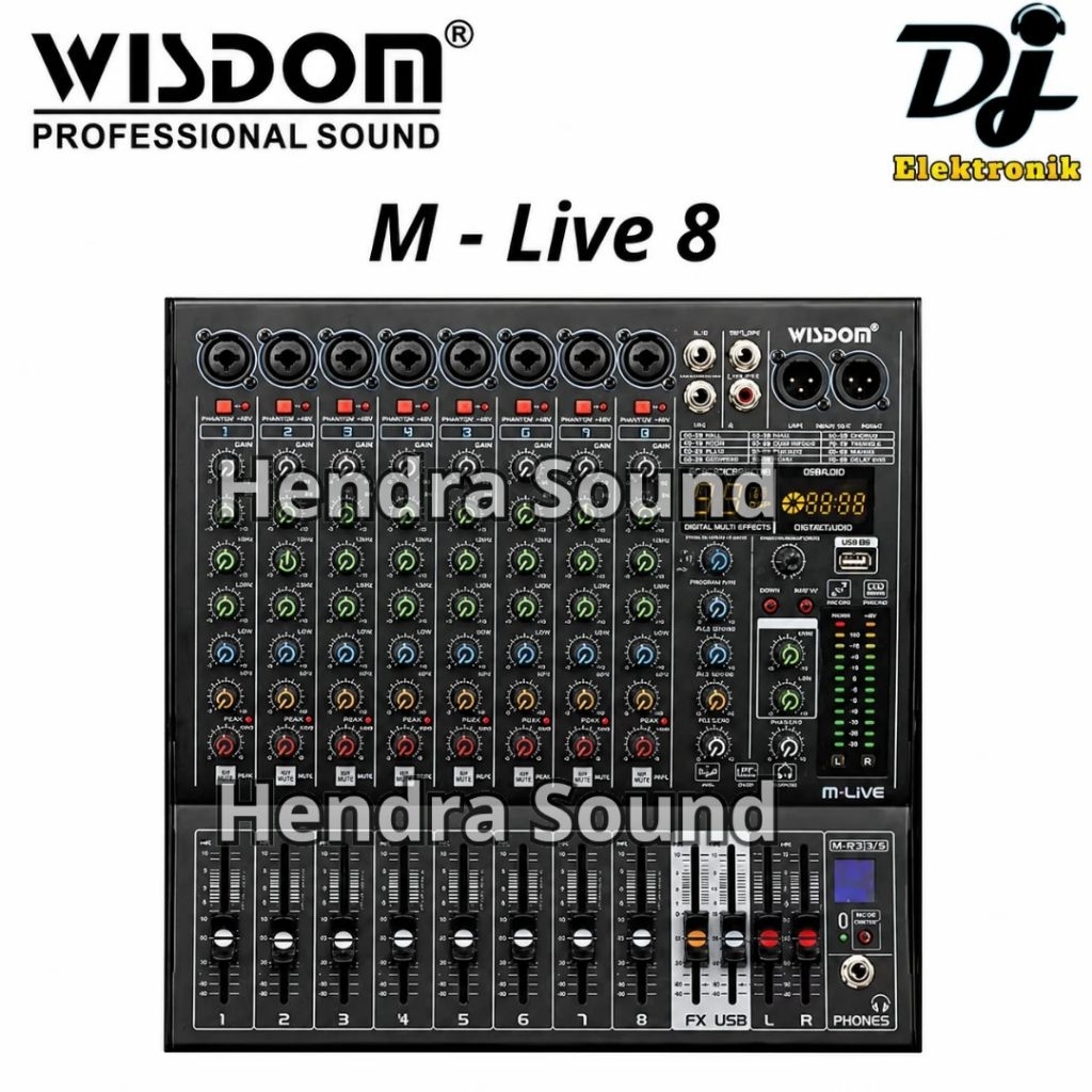 Mixer Analog Wisdom M LIVE 8 / MLIVE8 / MLIVE 8 / M LIVE8 - 8 channel