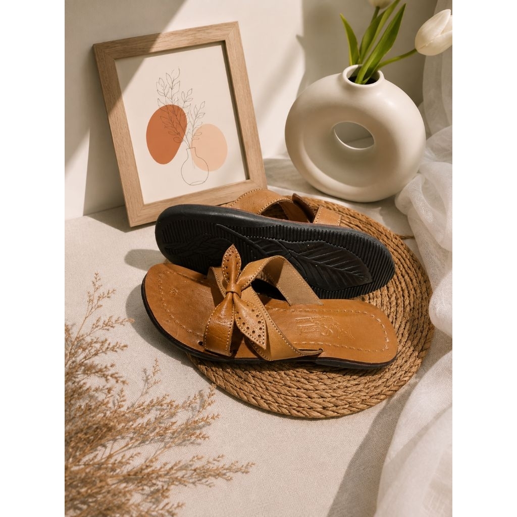 Sandal kulit pita wanita asli magetan