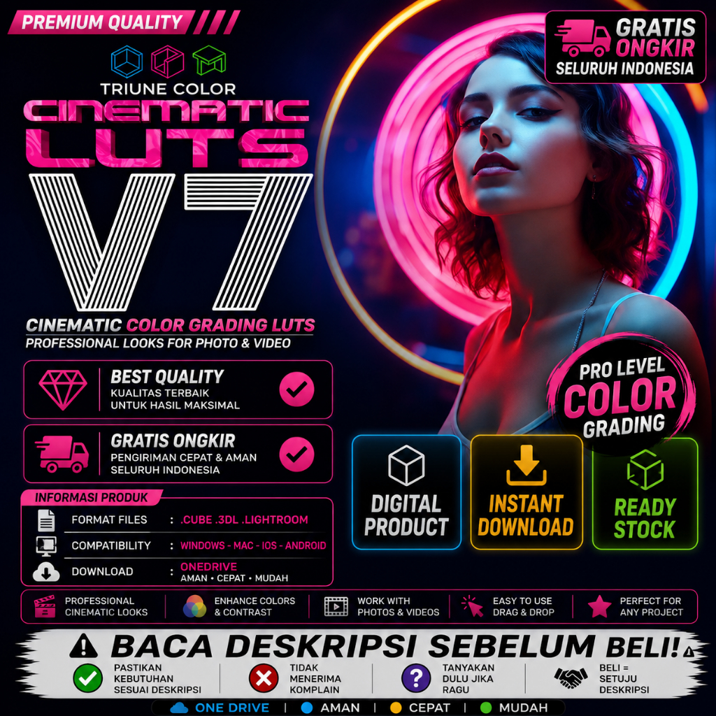 LUTs Video - Triune Digital - Cinematic LUTS V7 - 080325