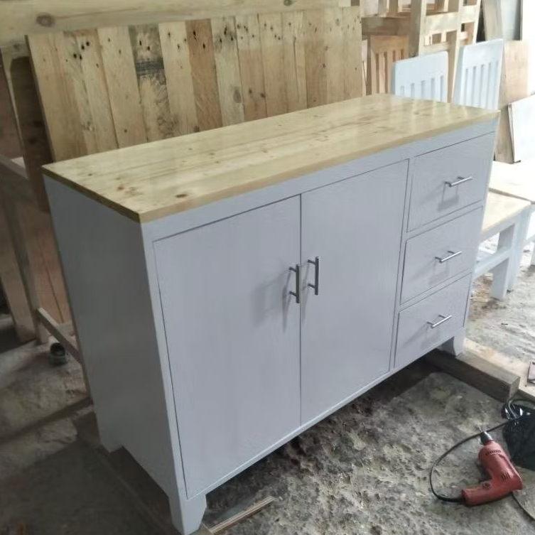 Buffet kayu jati belanda/buffet serba guna