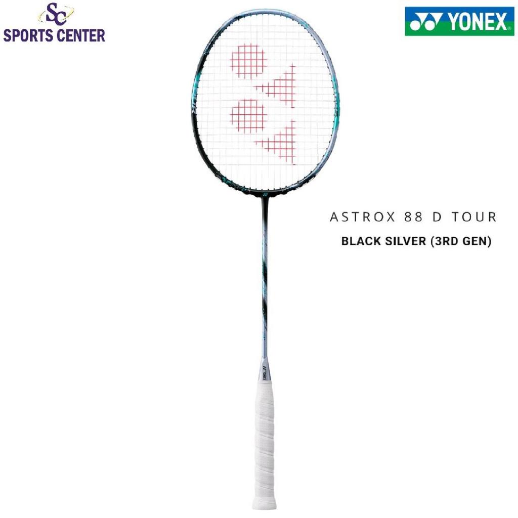 New Raket Badminton Yonex Astrox 88D / 88 D TOUR 3RD GEN Black Silver