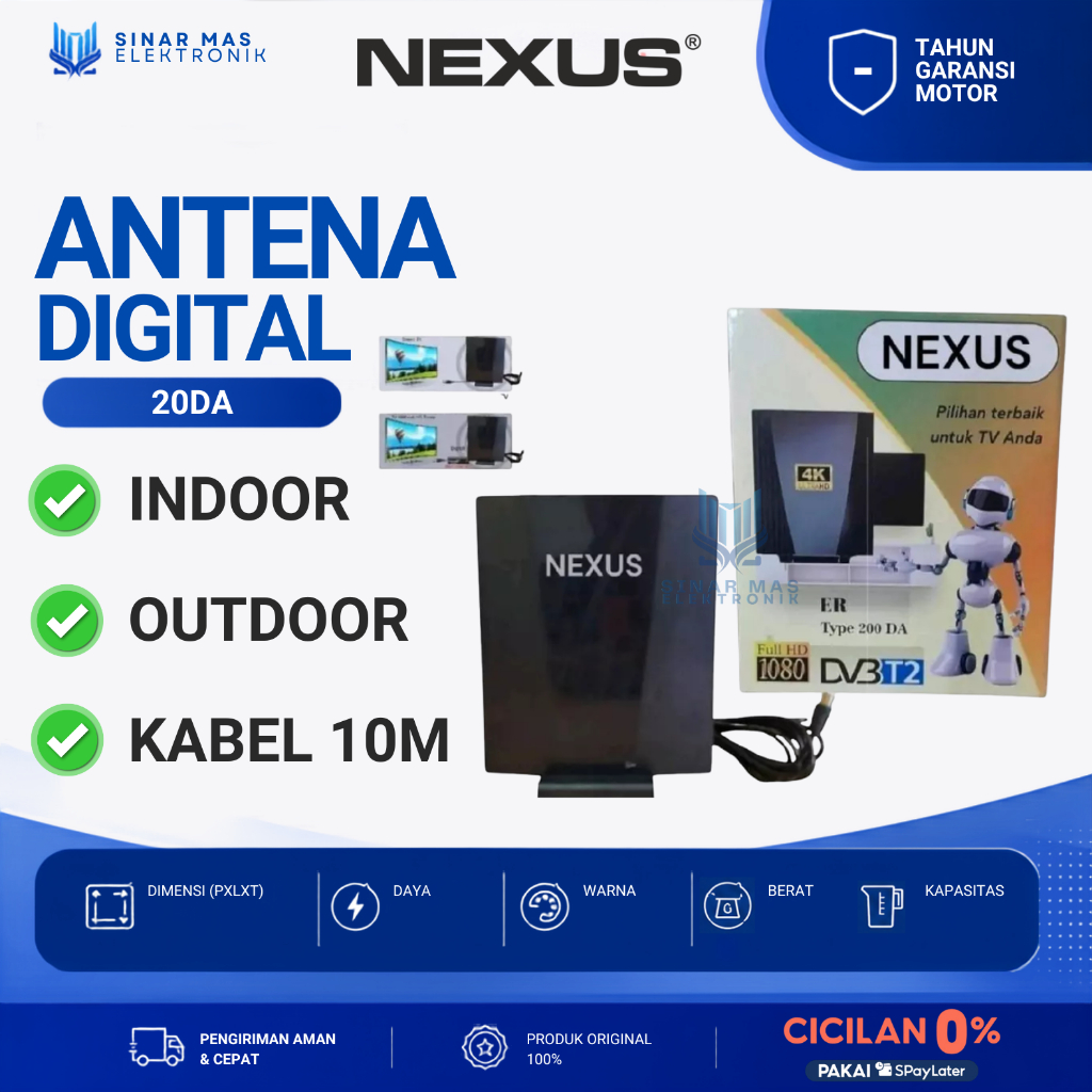 NEXUS - ANTENA DIGITAL INDOOR & OUTDOOR