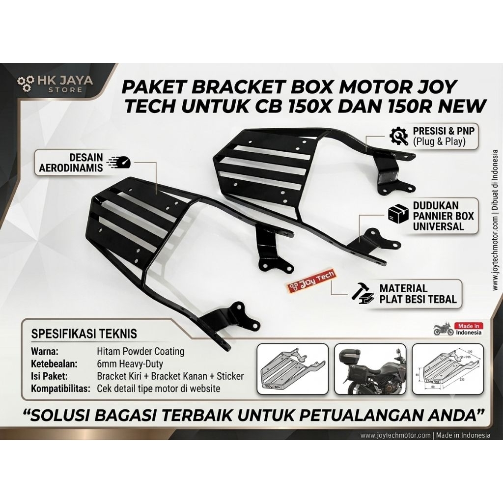 Bracket Box Honda CB 150 X dan CB 150 R New/Bracket Box  kucay CB 150 X dan CB 150 R New
