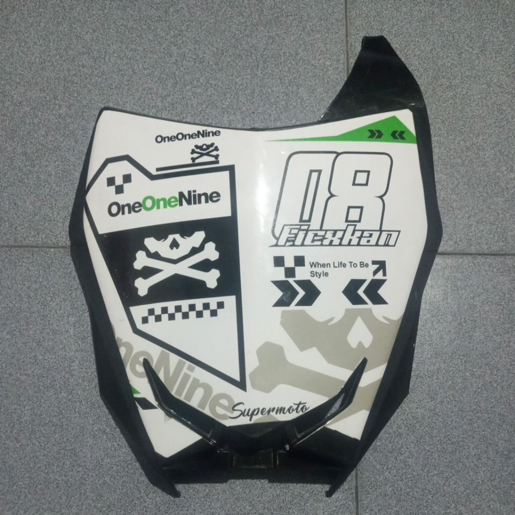 Tameng dada nomer star motor trail bekas original copotan motor